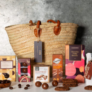 Moroccan Basket with Chocolate Treats